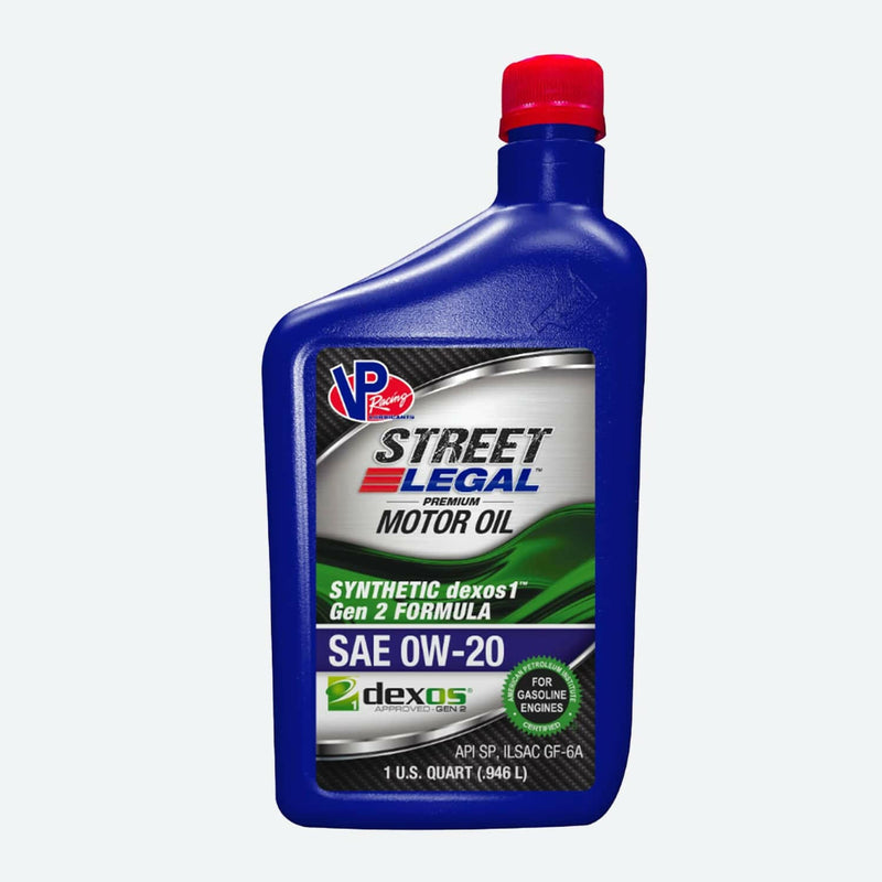 VP Racing Dexos1 Oil 0W20 Full Synthetic - VP Street Legal GF-6A.