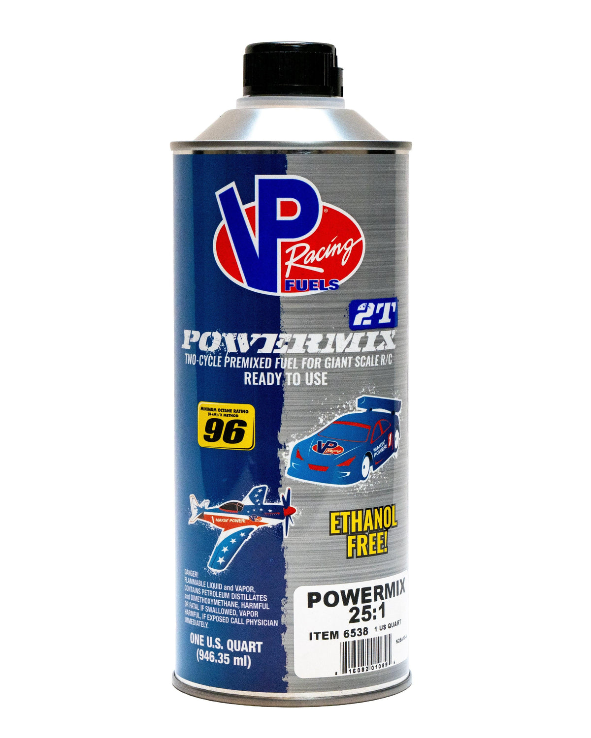 VP Racing R/C Car Powermix 25:1 Fuel Mix 94 Octane.