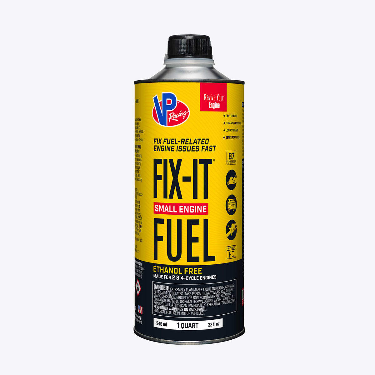 A one-quart bottle of VP Fix-It-Fuel