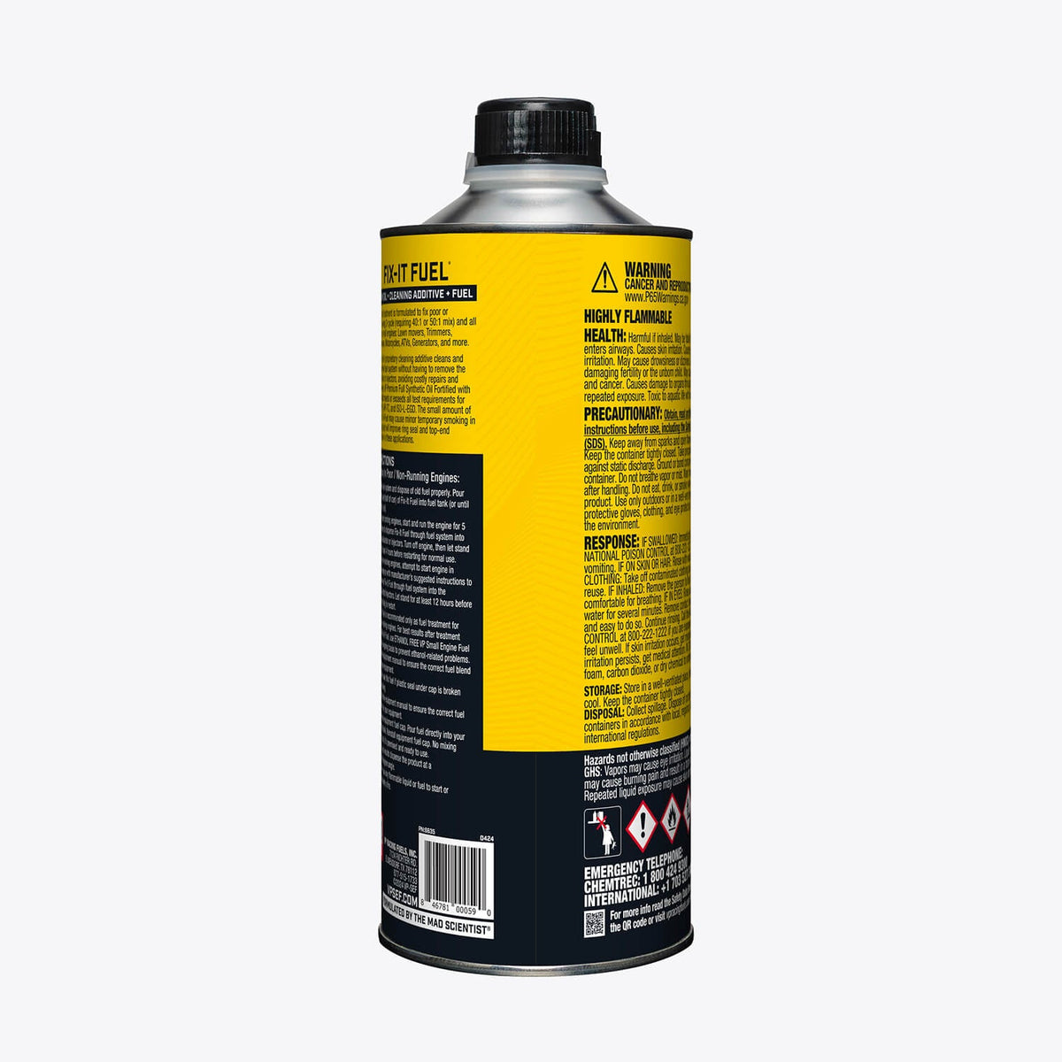 A one-quart bottle of VP Fix-It-Fuel