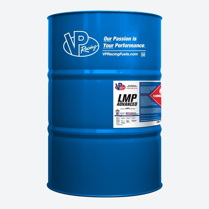 VP Racing LMP Advanced 54 Gallon Drum Race Fuel.