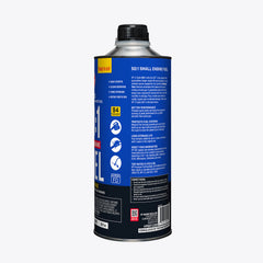 One-quart bottle of VP ethanol-free 50:1 fuel mix for small engines
