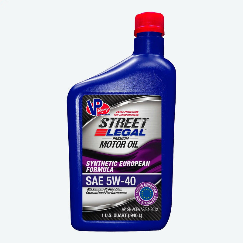 VP Racing Street Legal Synthetic EURO Formula 5W-40 (SN) (UL).