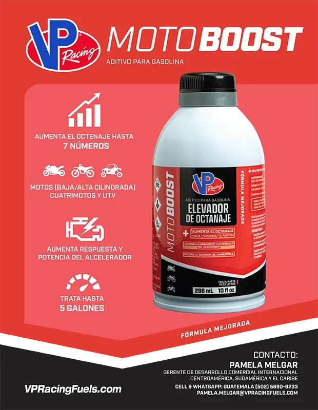VP Racing MotoBoost LATAM.