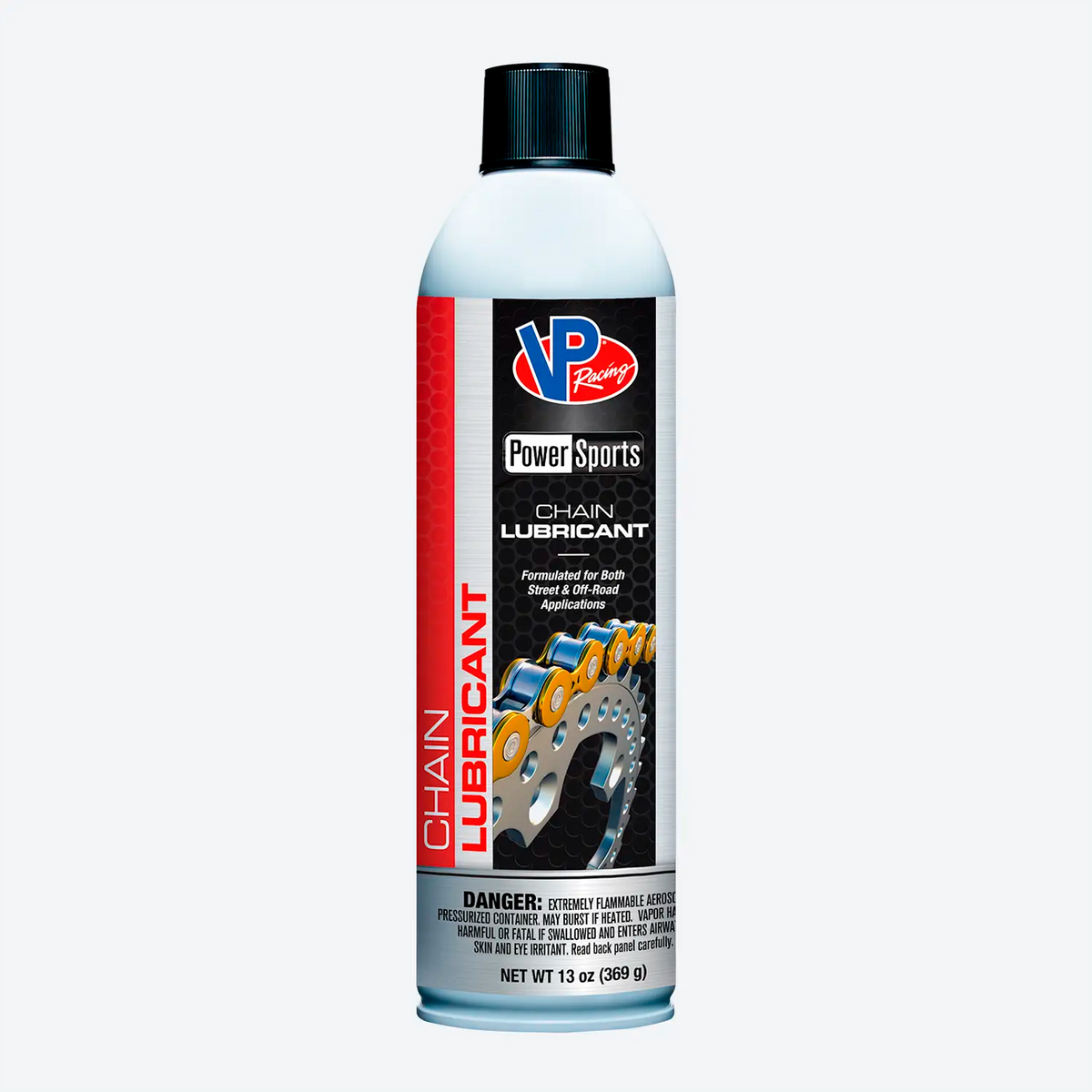 can of VP Powersports Chain Lubricant aerosol spray