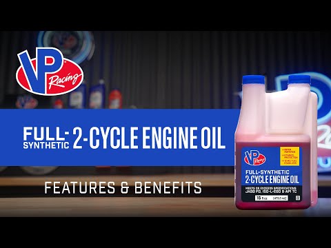 VP Racing Full-Synthetic 2-Cycle Oil for Small Engines.